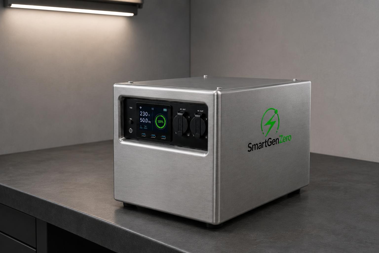 Prototype SmartGenZero — groupe électrogène 0 émission